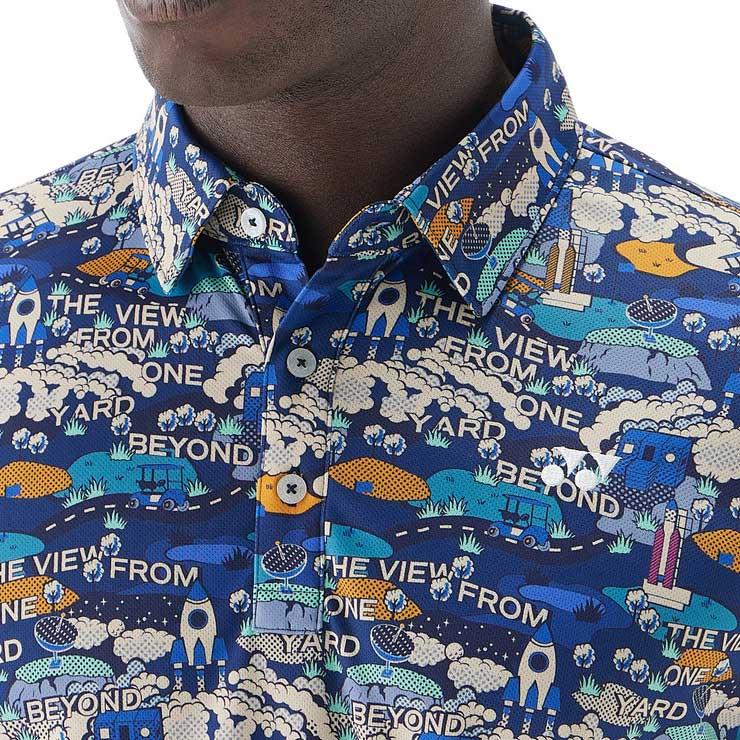 YONEX オマケ付き ヨネックス 総柄 長袖 ポロシャツ ゴルフ