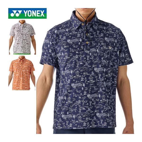 YONEX（ヨネックス） ベリークール エアリリース 総柄 半袖 ポロシャツ