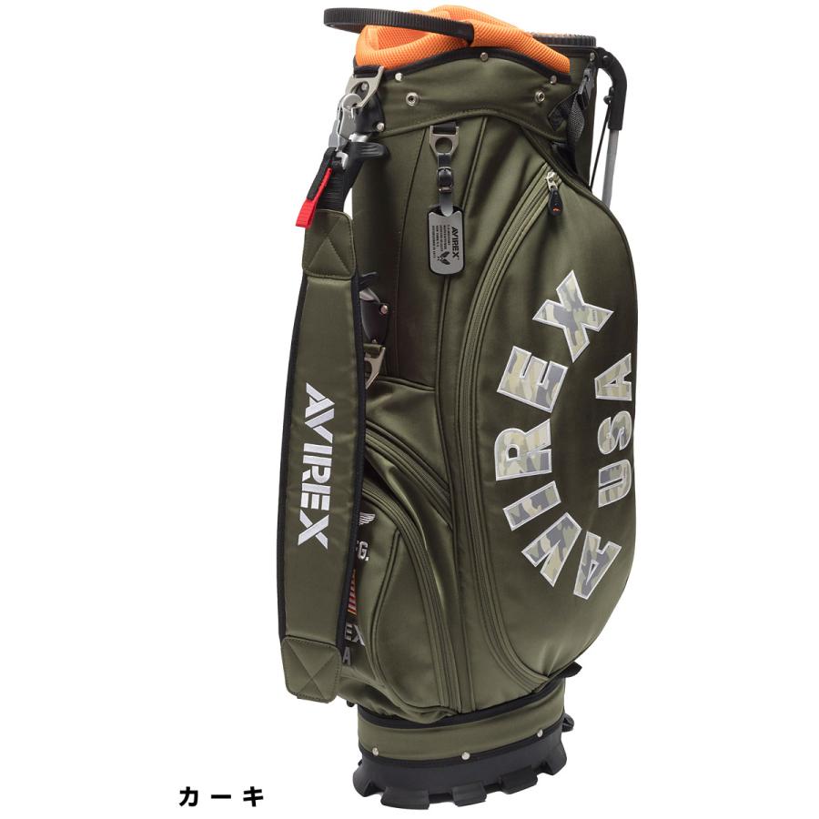 アヴィレックス ゴルフ セルフスタンド付 キャディバッグ AVG3S-BA3