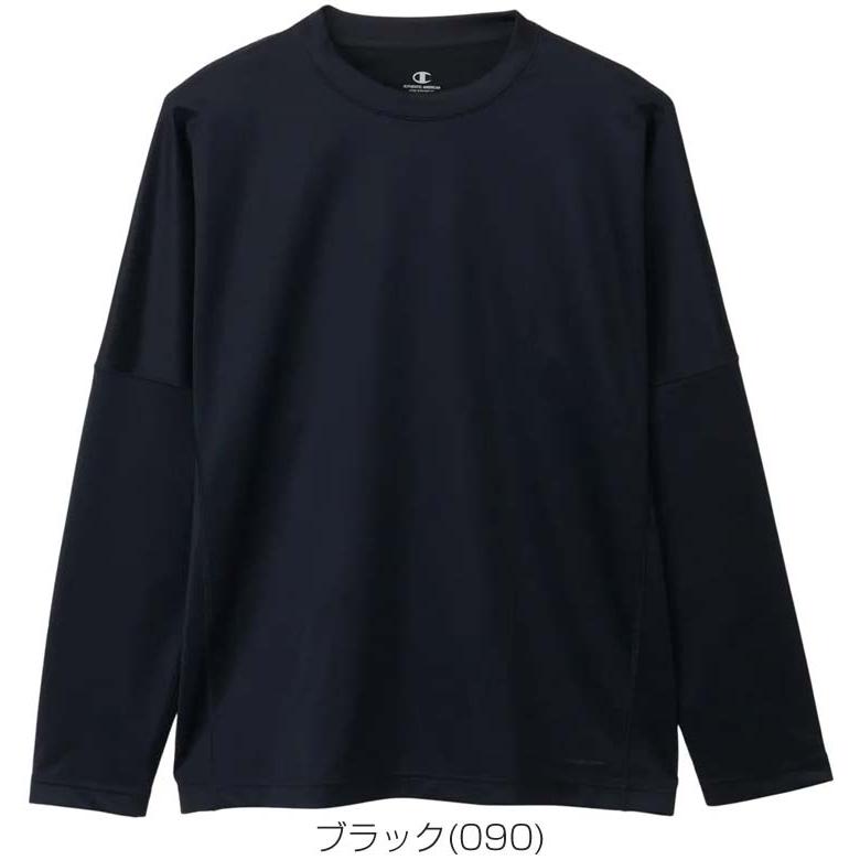 チャンピオン リカバリーウェア クルーネック 長袖シャツ ユニセックス 2025年秋冬モデル M-XL C3-CS490_5