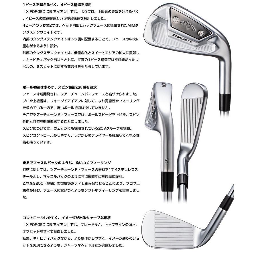 新品 キャロウェイ X CB アイアンセット FORGED 950GH S 6本 5-P N.S. ...