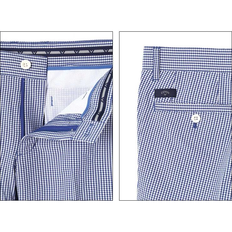 キャロウェイゴルフウェア メンズ 8wayストレッチ シアサッカー ギンガムチェック ショートパンツ 241 S Xl Cw19s ゴルフプラザ グリーンフィル 通販 Yahoo ショッピング