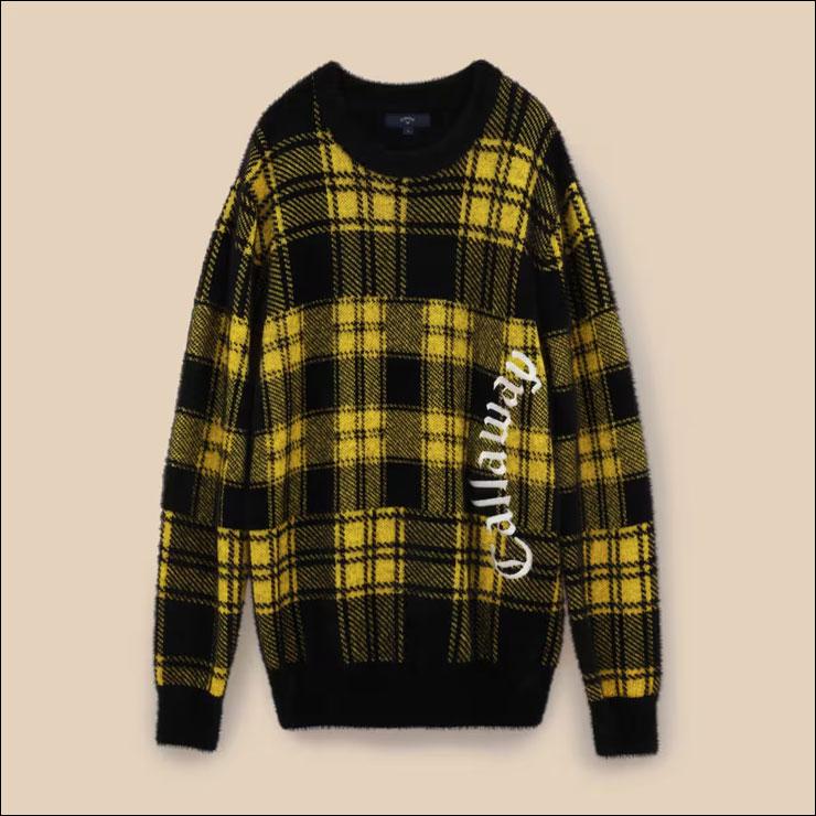 Callaway キャロウェイ メンズ ゴルフウェア チェックジャカード