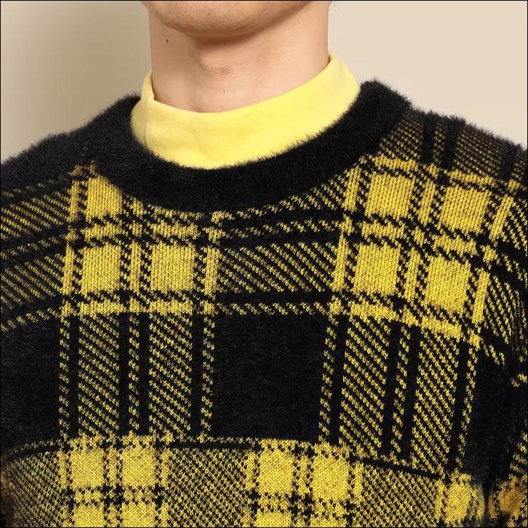 美品 callaway 千鳥格子 Vネック ニット キャロウェイ Callaway キャロウェイ ゴルフウェア 長袖セーター 秋 冬 クルー