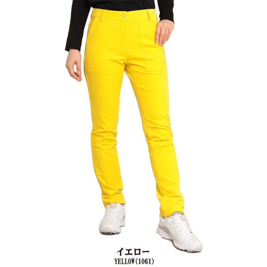 Callaway ゴルフメンズ　イエロー ゴルフパンツ L Callaway キャロウェイ メンズ ゴルフウェア 8WAYストレッチ