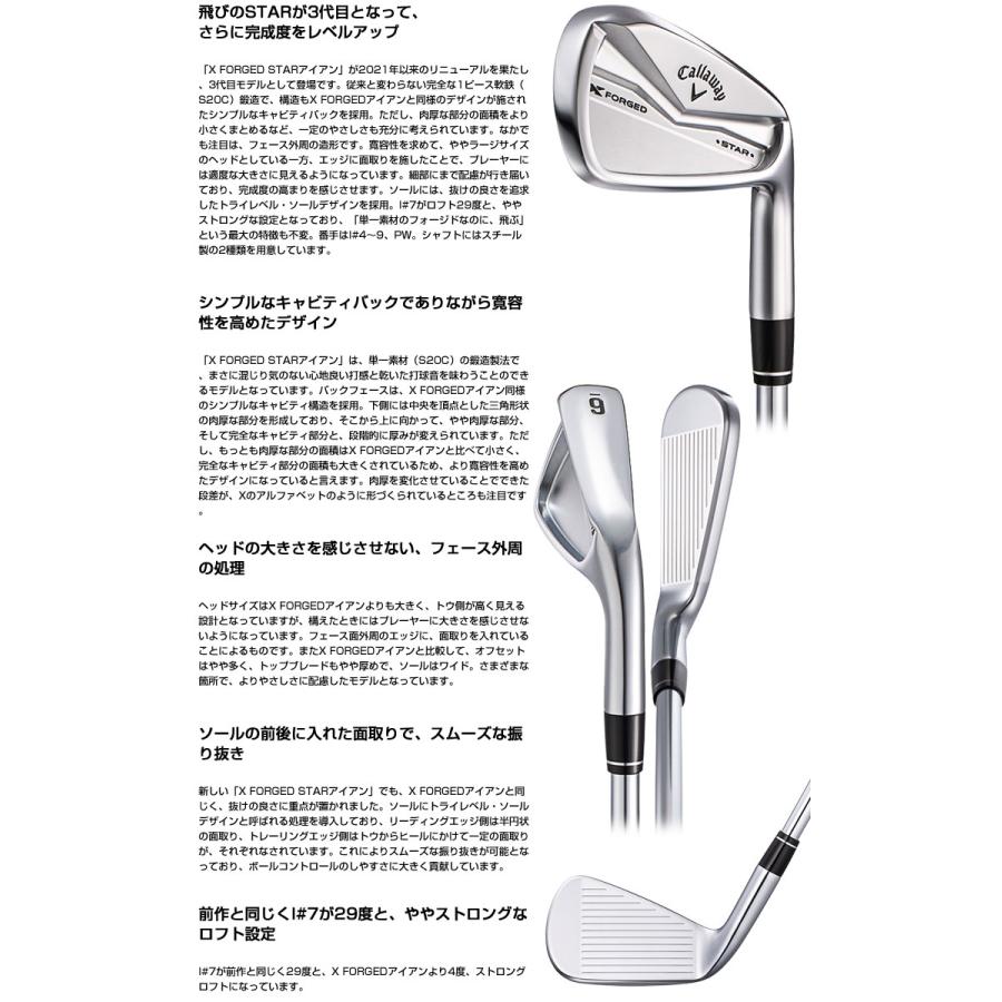 Callaway 特注カスタムクラブ キャロウェイ X FORGED STAR 24