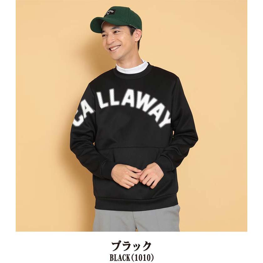 Callaway キャロウェイ ロゴプリント ダンボール クルーネック Callaway キャロウェイ ロゴプリント ダンボール クルーネック