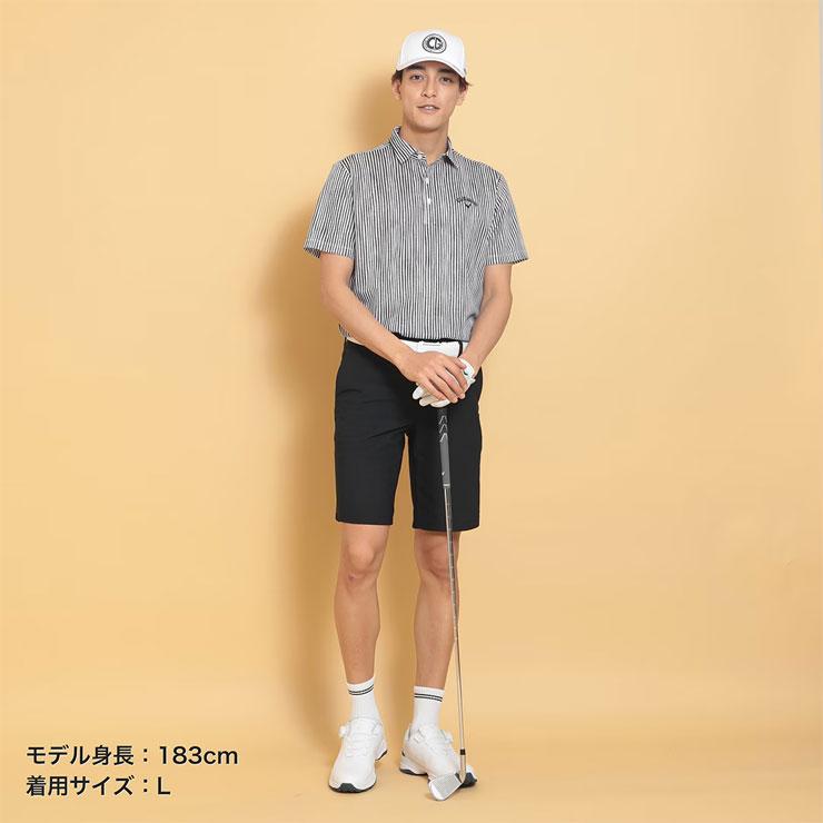 新品【キャロウェイ】2025年かざあなメッシュストライプ 半袖