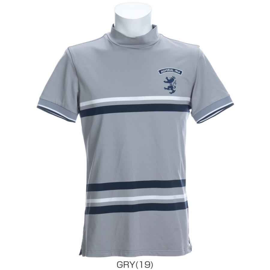 アドミラルゴルフ メンズ ウェア レジメンタルボーダー ハイネック 半袖シャツ Adma030 年春夏モデル M Xl Dmsadma030 ゴルフプラザ グリーンフィル 通販 Yahoo ショッピング