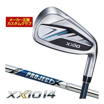 特注カスタムクラブ ゼクシオ 14+ アイアン ライフル PROJECT X シャフト 単品[＃5、＃6、＃7、＃8、＃9、PW、AW、SW] SRIXON 20％OFFクーポン対象 特注カスタムクラブ ゼクシオ 14 アイアン
