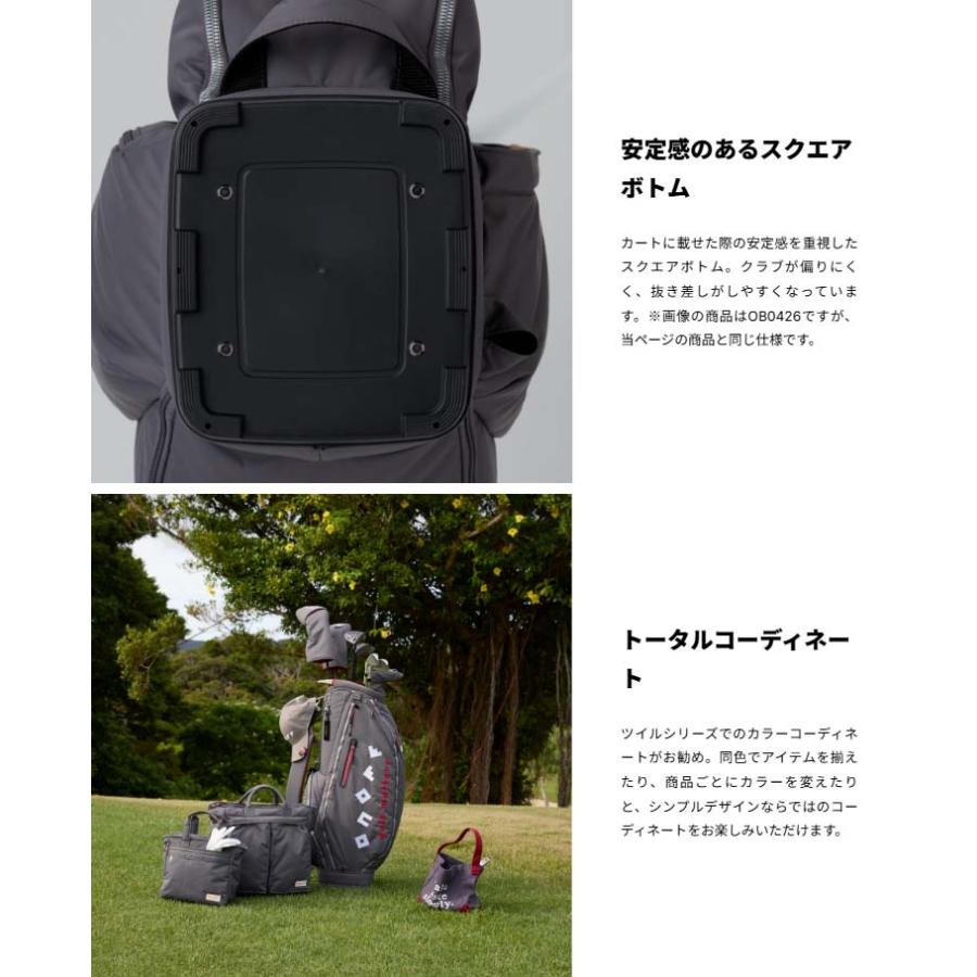 ONOFF（オノフ） ナイロンツイル ロゴ カート キャディバッグ OB3626