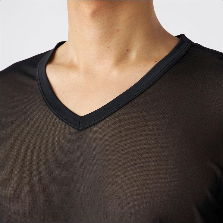 FILA GOLF フィラゴルフ ボディメッシュ Vネック 長袖 インナー