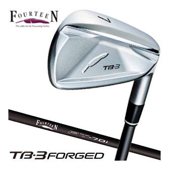 フォーティーン 2025NEW TB-3 FORGED アイアン FT-70i カーボンシャフト 4本セット[＃7-P] FOURTEEN（フォーティーン） 2025NEW TB-3 FORGED アイアン FT-70i
