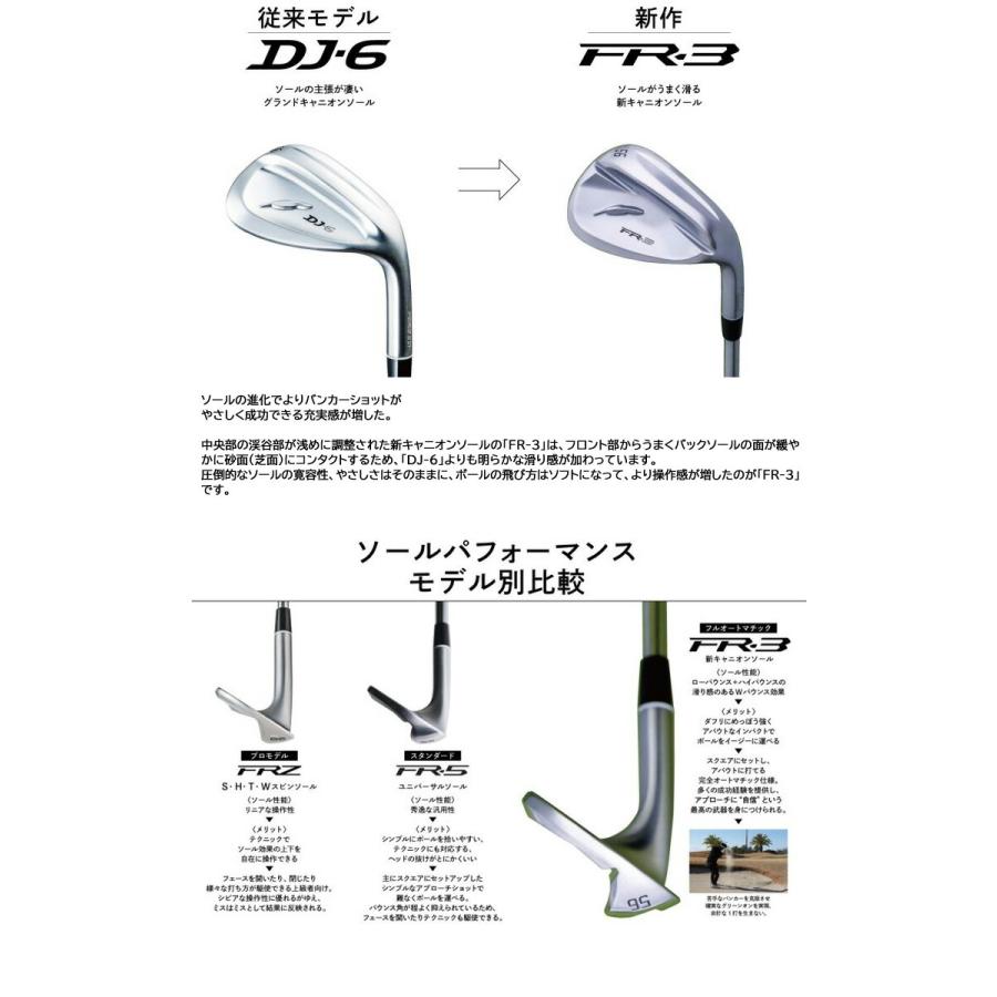 特注カスタムクラブ フォーティーン FR-3 ウエッジ パールサテン仕上げ KBS TOUR C-TAPER LITE シャフト_3