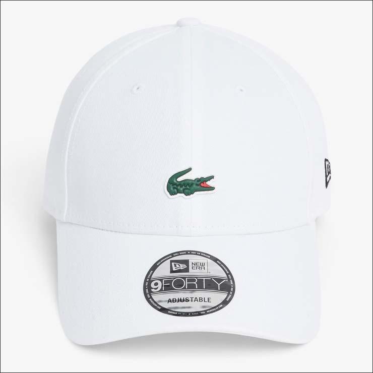 LACOSTE（ラコステ） ニューエラ コラボ 9FORTY ワニロゴワンポイント