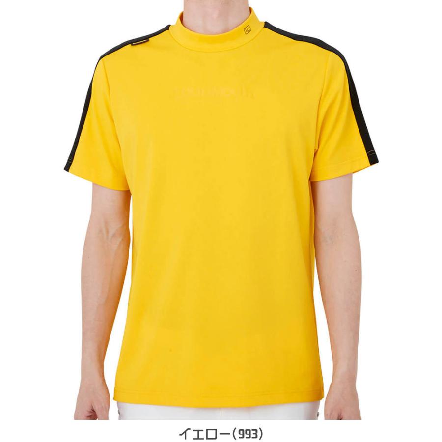 ラウドマウス メンズ ゴルフウェア スムース モックネック 半袖シャツ 762-603 M-XL｜greenfil｜06