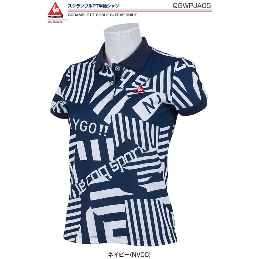 ルコック レディース ゴルフウェア スクランブルパターン 半袖ポロシャツ Qgwpja05 M Ll Lqswpja05 ゴルフプラザ グリーンフィル 通販 Yahoo ショッピング