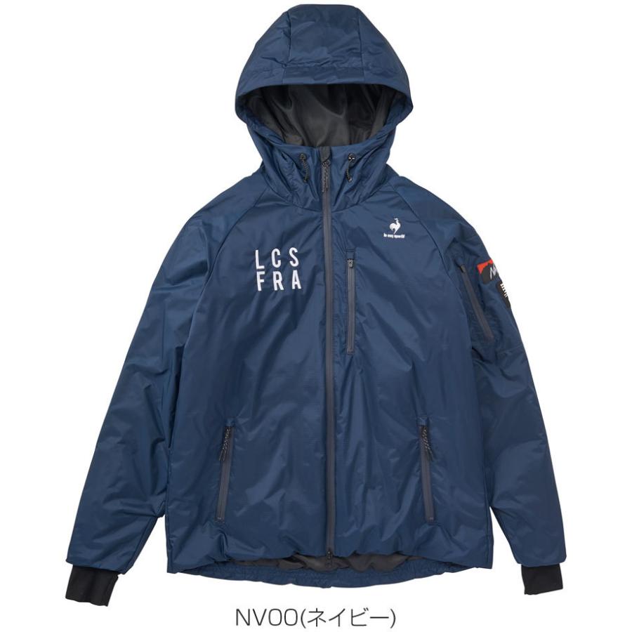 ルコックスポルティフ ゴルフ メンズ ウェア NANGA コラボ オーロラテックス フルジップ ダウンジャケット QGMUJK08 2022年秋冬モデル M-LL ゴルフ HEAT NAVI はっ水 防風 ポリエステル ダウン