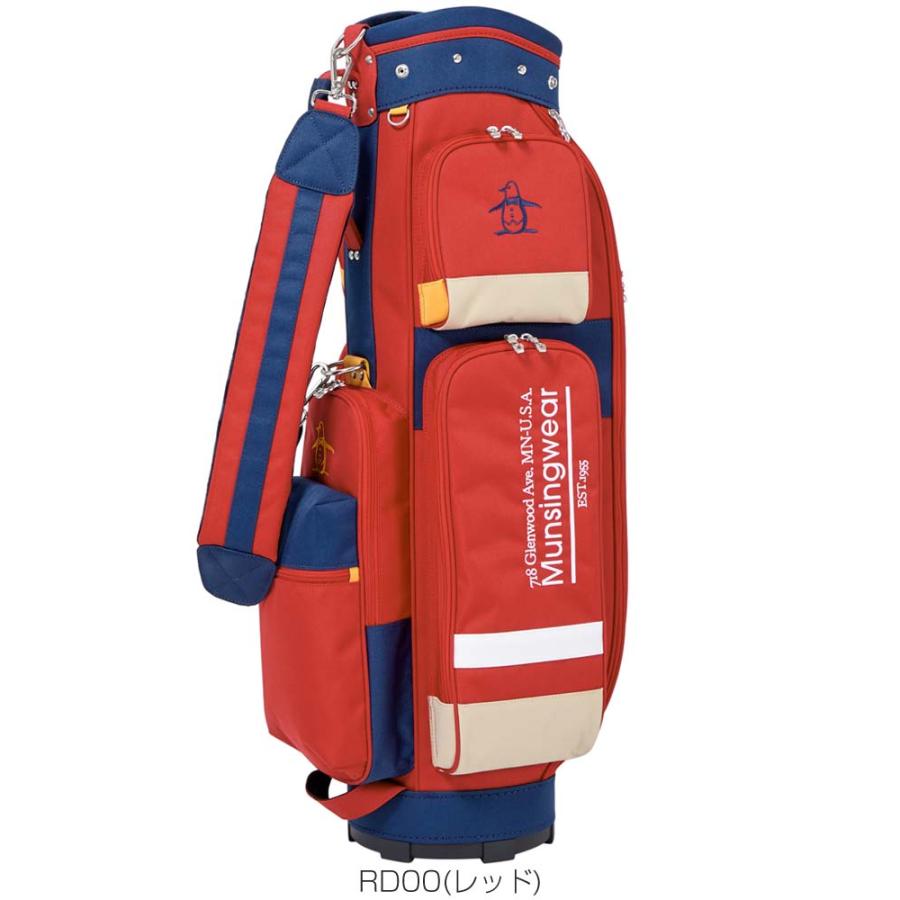 Munsingwear マンシングウェア マルチカラー キャディバッグ