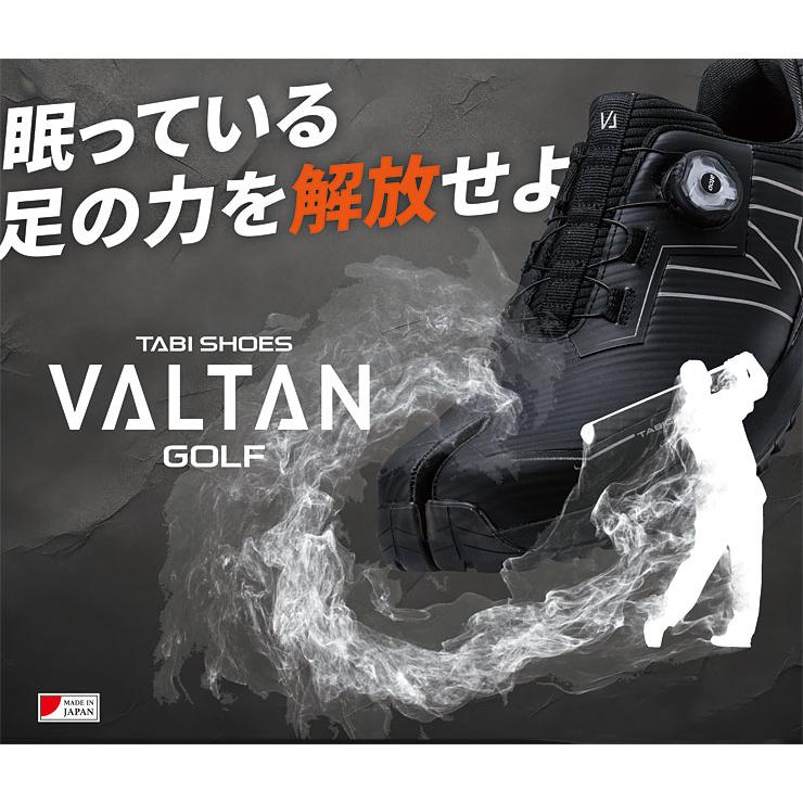 バルタン 足袋型 スパイクレス ゴルフシューズ メンズ 3E相当 VG34