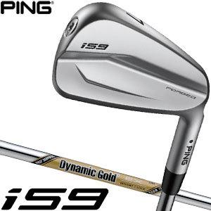 ピン i59 アイアン ダイナミックゴールド EX ツアーイシュー シャフト 6本セット[＃5-P]、GP360 LITE ツアーベルベット ROUND アクア グリップ装着
