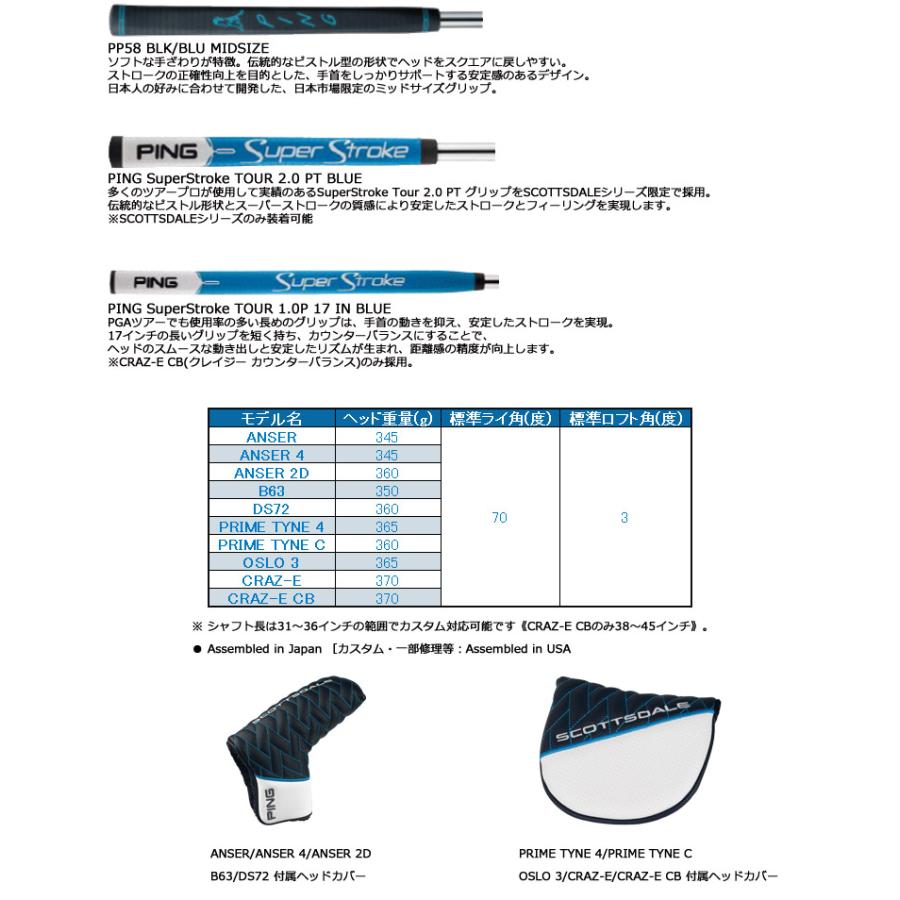 PING（ピン） 20％OFFクーポン対象 特注カスタムクラブ SCOTTSDALE