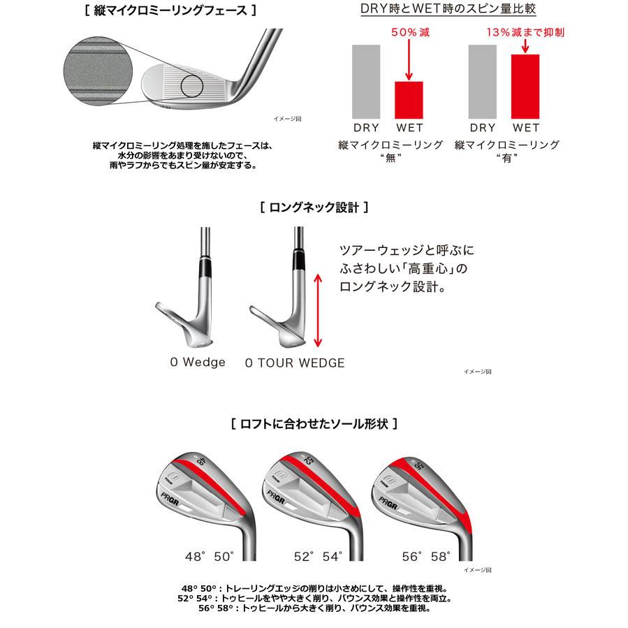 プロギア 2023 0 ツアーウェッジ スペックスチールIII Ver.2 シャフト 