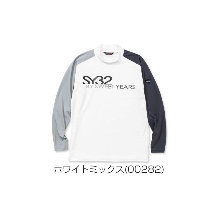 SY32 by SWEET YEARS メンズ ゴルフウェア ストレッチ モック SY32 by SWEET YEARS メンズ ゴルフウェア ストレッチ モック