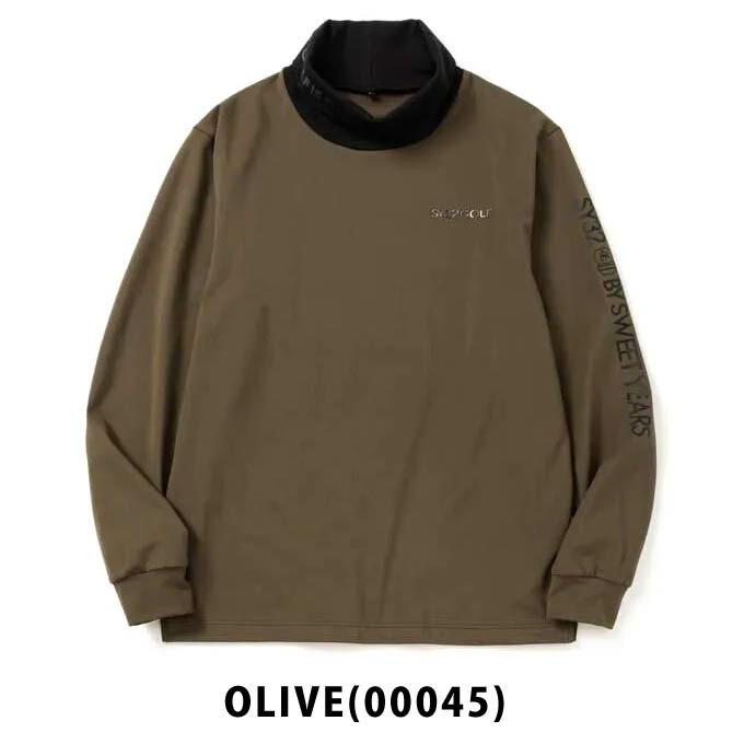 sy32 長袖　モックネック　ハイネック　シャツ　トップス　吸汗速乾 UV加工 SY32 BY SWEET YEARS GOLF［エスワイサーティトゥバイスウィート