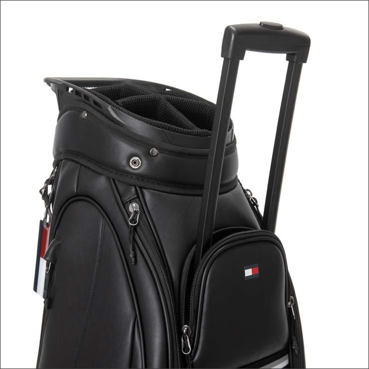 【ゴルフ】トミーヒルフィガー キャディバッグ　ローラーキャスター付き ゴルフ】トミーヒルフィガー キャディバッグ ローラーキャスター付き