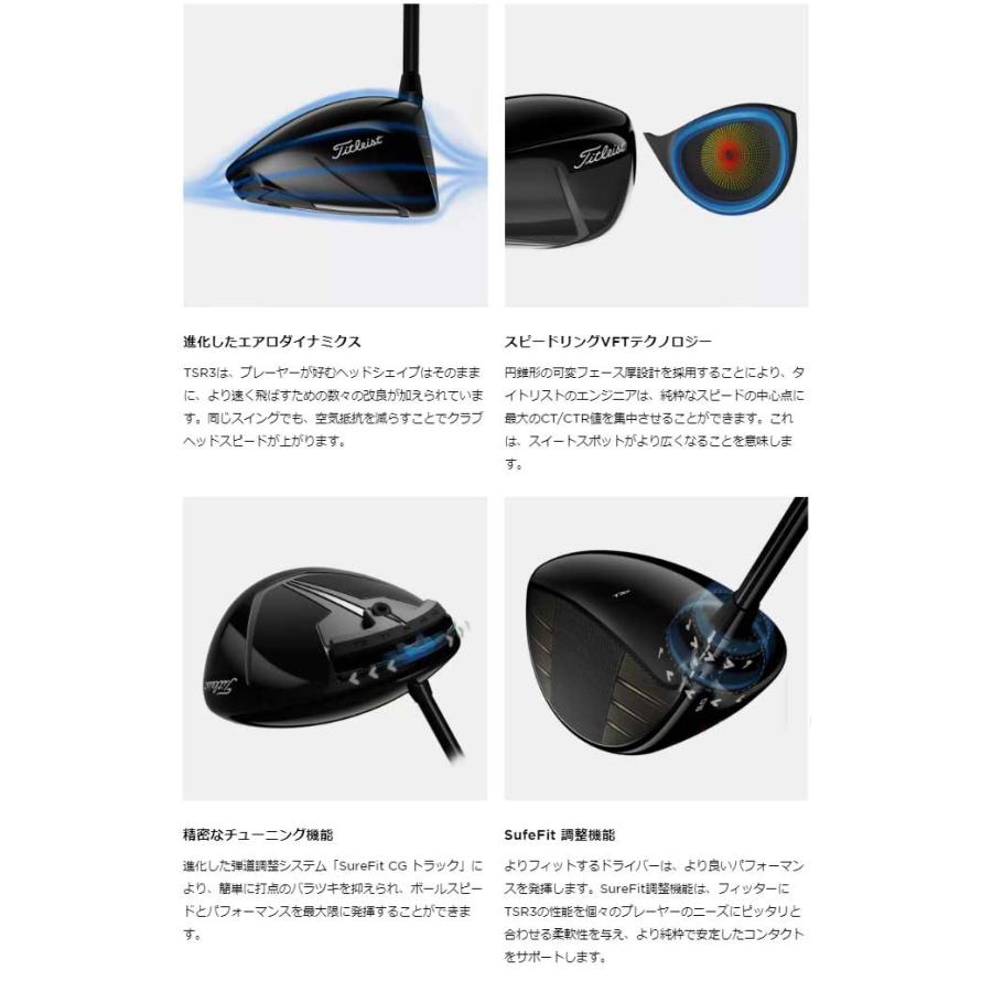 T-Series タイトリスト TSR3 ドライバー TSP310 シャフト T-Series タイトリスト TSR3 ドライバー TSP310 シャフト