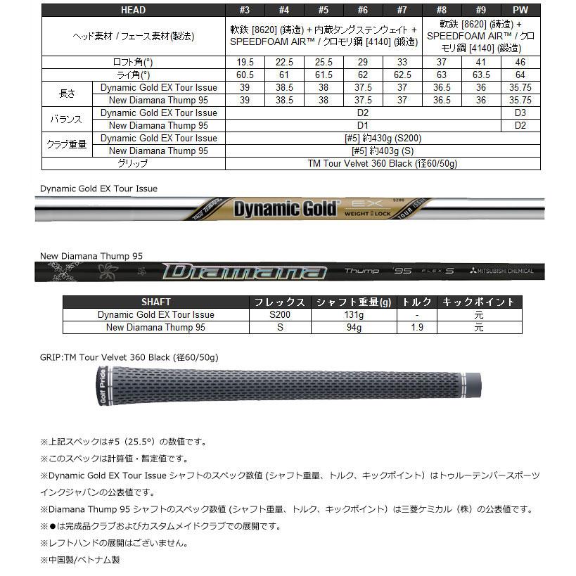 特注カスタムクラブ テーラーメイド P770 アイアン ダイナミックゴールド 120 VSS シャフト  単品[＃3、＃4、＃5、＃6、＃7、＃8、＃9、PW]