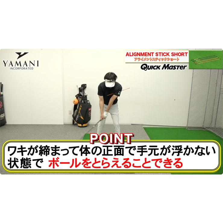 練習用品 クイックマスター アライメントスティック ショート QMMGNT34