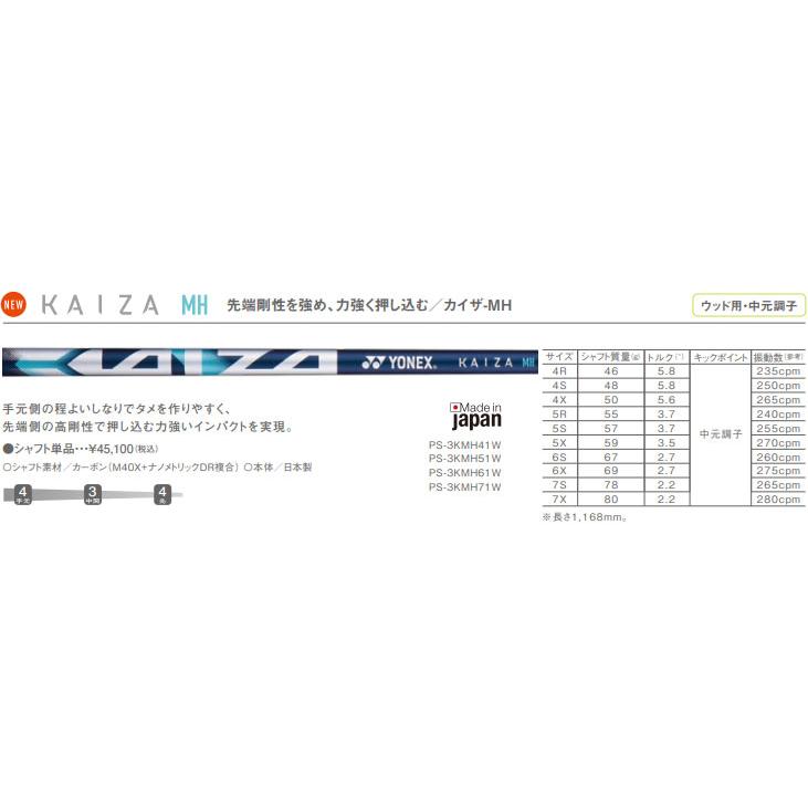特注カスタムクラブ ヨネックス EZONE GT フェアウェイウッド REXIS KAIZA-MH シャフト_6