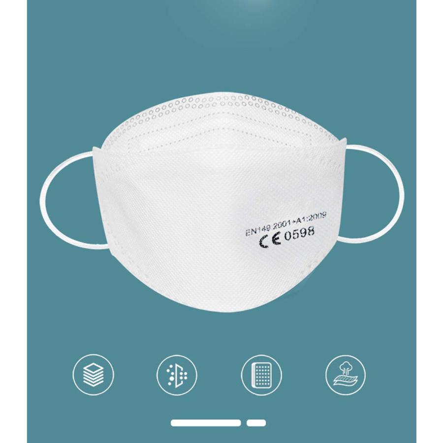 人気の春夏FFP3 マスク 8枚 個別梱包 お試し用 花粉 ウイルス対策 エアロゾル 耳掛け式 医療用 N95 mask 制服、作業服 