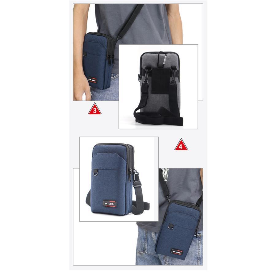 ショルダーバッグ メンズ ウエストポーチ 防水 多機能収納 登山ポーチ カラビナ ショルダーストラップ付き スマホポーチ 斜め掛け 通勤 旅行 |  | 09