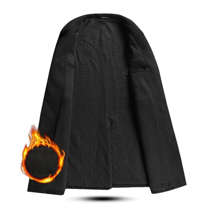 チェスターコート メンズ 超ロングコート ウールコート 中綿入り