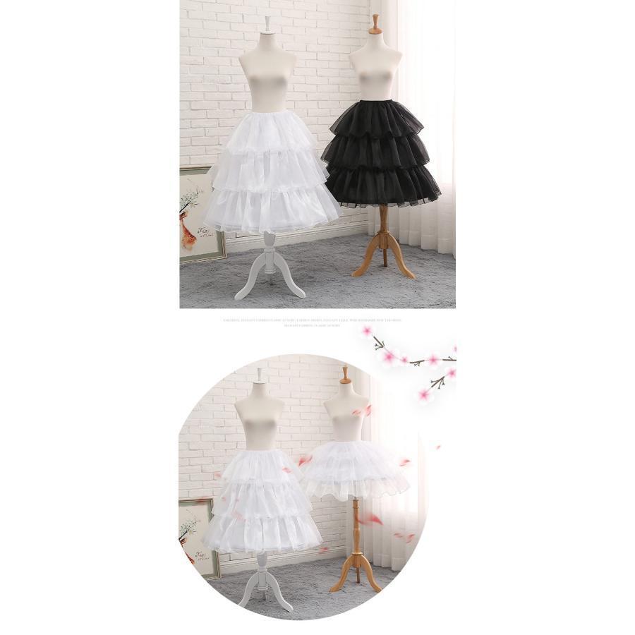 パニエ ホワイト レディース ロリータ 調整可能 インナー スカート ワンピース コスプレ 舞台 ボリューム アップ コスチューム用小物 送料無料 |  | 08