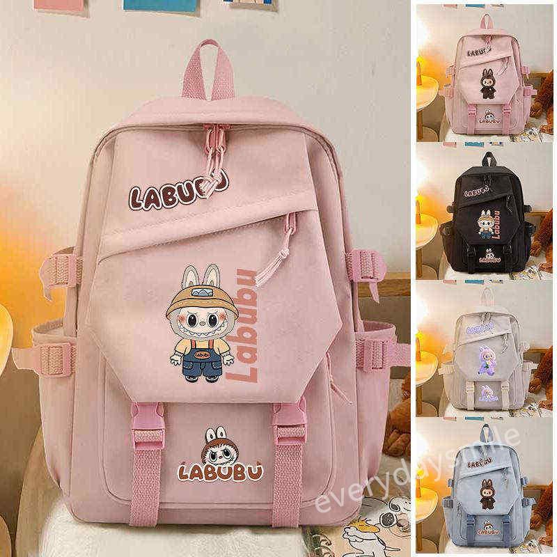 LABUBU 子供用 リュックサック キッズ 学生 外出 軽量 通学 防水 遠足