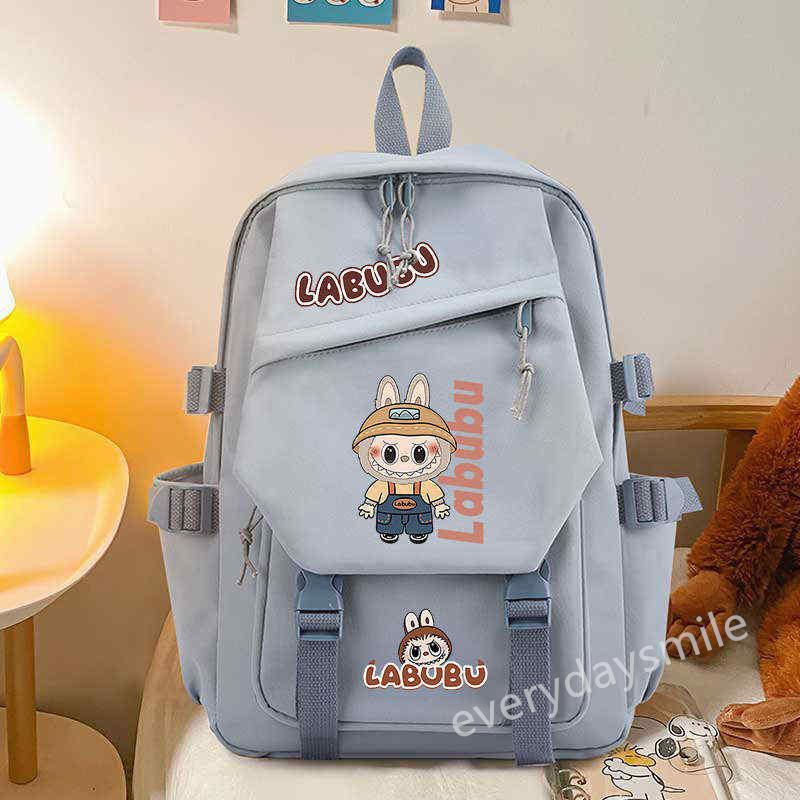 LABUBU 子供用 リュックサック キッズ 学生 外出 軽量 通学 防水 遠足