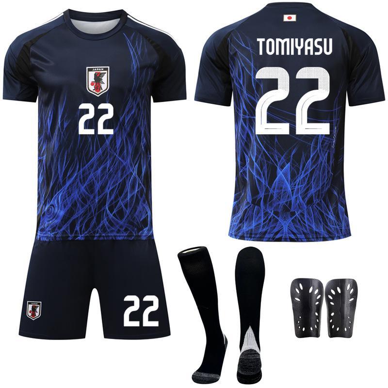 日本チームユニフォーム2425 ホームサッカーウェア 三笘薫 南野拓実