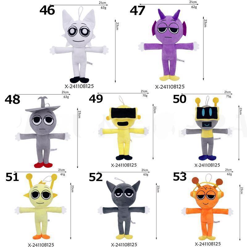 新色入荷【カラー選べる2点セット】スプランキー ぬいぐるみ Sprunki