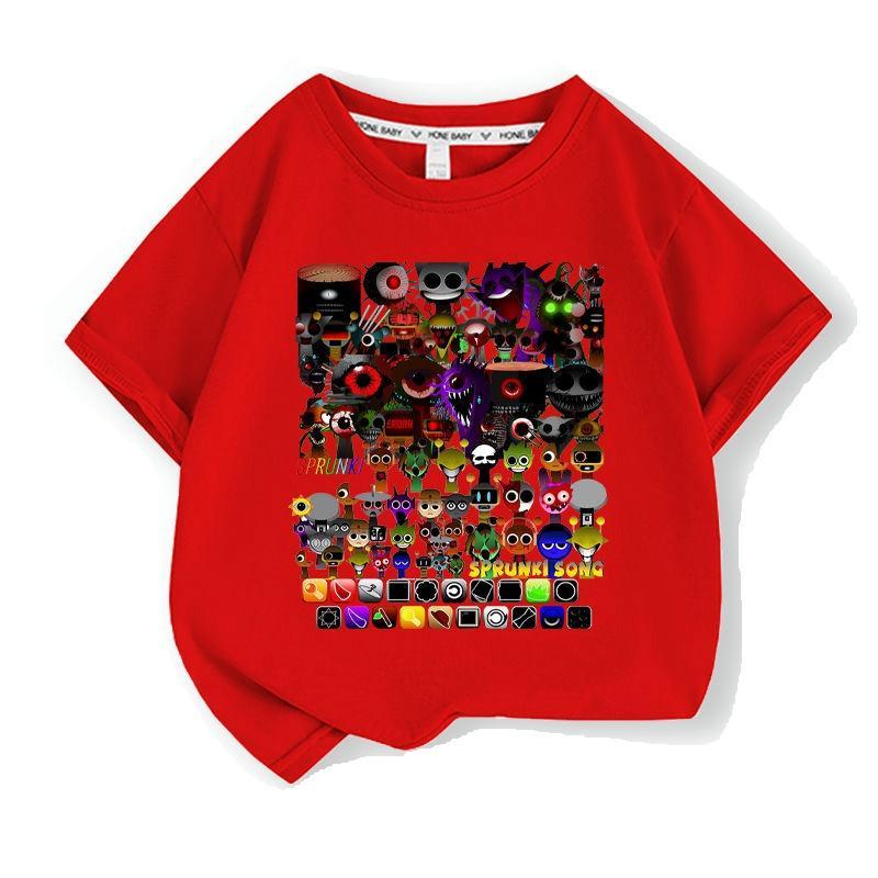 スプランキー sprunki 子供服 半袖Tシャツ 通気性 肌着 柔らかい 100%綿 丸首 男の子 女の子 子ども服 小学生 トップス |  | 21