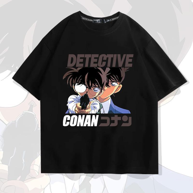 【新品 未使用】 名探偵コナン コナン推し 安室推し Tシャツ 夏 半袖 グッズ 名探偵コナン 半袖Tシャツ 通気性 肌着 柔らかい 100%綿 丸首 トップス