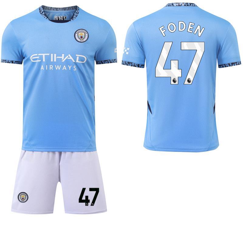 サッカーウェア 子供 大人 2425マンチェスター・シティのホーム