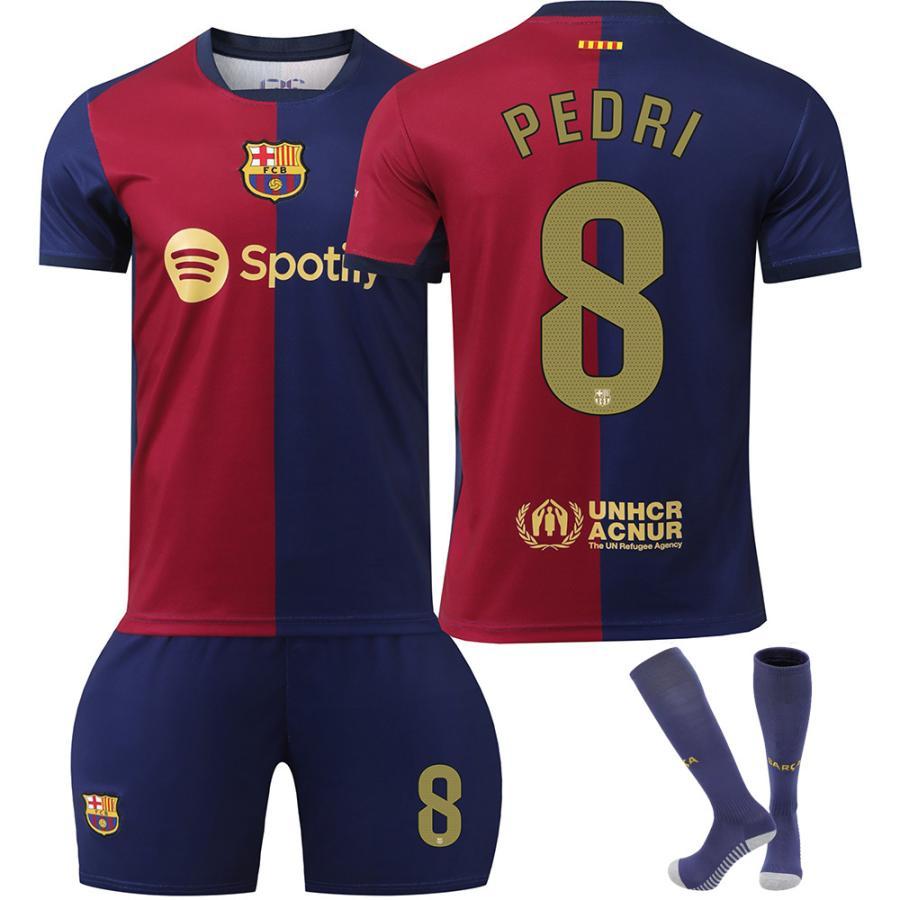 サッカーウェア 子供 大人 2425新バルササッカーウェア9番レバンド