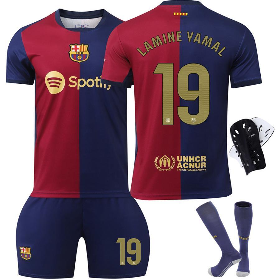 サッカーウェア 子供 大人 2425新バルササッカーウェア9番レバンド