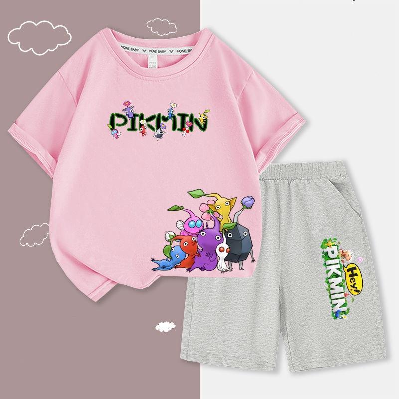 ピクミン Pikmin 子供服 セットアップ キッズ 上下セット 2点セット