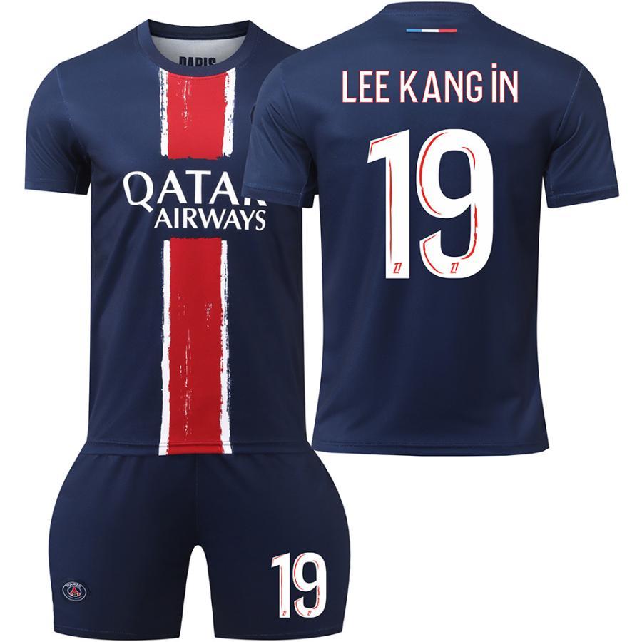 24/25 パリ サンジェルマン サッカーウェア 7番ムバッペ 19番李剛仁 10