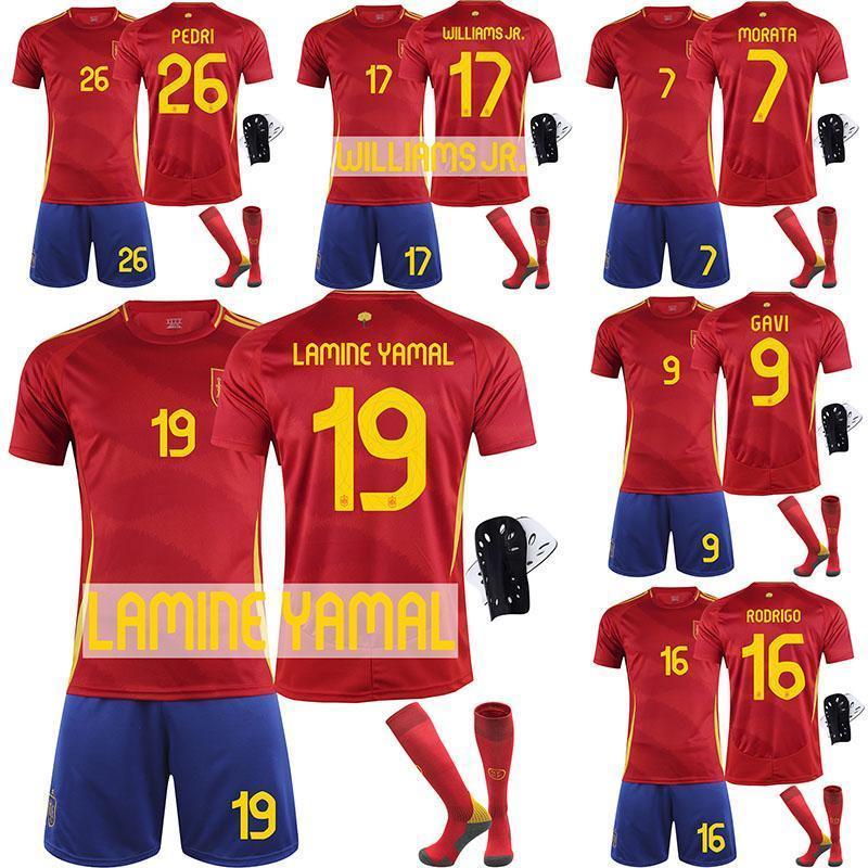 番号 個人名カスタマイズOK」サッカーウェア 2024スペイン欧州カップ